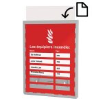 Affichage obligatoire � insert sur l'identit� des �quipiers incendie