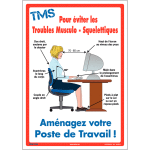 Affiche sur les troubles musculo - squelettiques