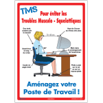 Affiche sur les troubles musculo - squelettiques