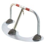 Arceau de parking pour macadam sur platine