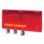 Armoire � cl�s vitr�e s�curis�e par cadenas