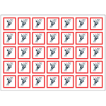 Autocollants clp haute r�sistance en planche - ghs01