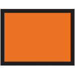 Autocollant orange adr vierge