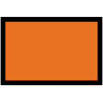 Autocollant orange adr vierge