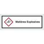 Etiquette clp - mati�res explosives - ghs01