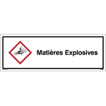 Etiquette clp - mati�res explosives - ghs01