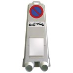 Balises de signalisation mobiles stationnement interdit