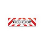 Bandeau  arrets frequents  rouge et blanc