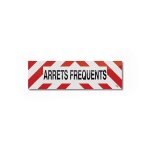 Bandeau  arrets frequents  rouge et blanc
