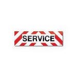Bandeau  service  rouge et blanc