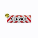 Bandeau  service  rouge et blanc
