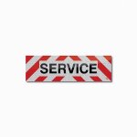 Bandeau  service  rouge et blanc