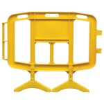 Barri�res de chantier incassables avec surface de marquage personnel
