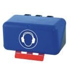 Bo�tes de rangement standards pour epi avec pictogramme  serre - t�te antibruit obligatoire