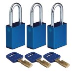Cadenas de condamnation safekey en aluminium