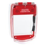 Capot de protection pour alarme incendie