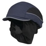 Casquette de s�curit� mesh cap avec charlotte de travail surflex�