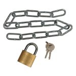 Chane et cadenas pour grille grill fp