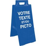 Chevalet bleu personnalisable