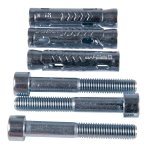 Chevilles pour fixation de poteau de scurit flexible