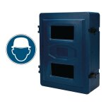 Coffre de rangement pour casques de protection verrouillable