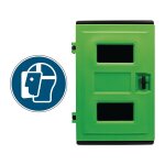 Coffre de rangement pour visires de protection