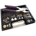 Coffret pince  ?illets et ?illets dors ou argents