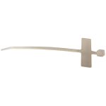 Colliers de serrage en nylon 6 / 6 avec plage d'criture