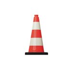C�ne de chantier r�tror�fl�chissant lest� - classe 1