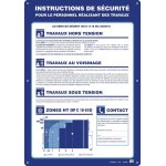 Consignes de s�curit� particuli�res au personnel d'entretien �lectrique