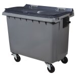 Conteneurs poubelles  couvercles colors