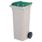 Conteneurs poubelles � couvercles color�s