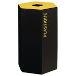 Corbeille de tri slectif modulable - plastique