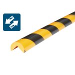 Corni�re de protection en mousse optichoc adh�sive repositionnable