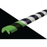 Corni�re de protection photoluminescente en mousse optichoc arrondie