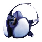 Demi - masque de protection respiratoire bi - filtre jetable confort