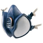 Demi - masque de protection respiratoire bi - filtre jetable confort