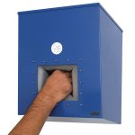 Distributeur en acier laqu pour masques respiratoires  coques