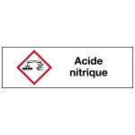 Etiquette clp lavable toughwash� acide nitrique - ghs05