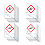 Etiquettes clp avec zone � compl�ter - ghs01