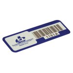 Etiquettes d'identification setonguard avec code  barres en aluminium anodis