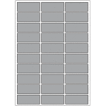 Etiquettes personnalisables en polyester pour imprimante laser standard