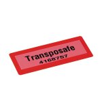 tiquettes de scurit stop avec transfert