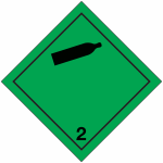 Plaques pour le transport de mati�res dangereuses classe 2. 2 - gaz inflammables non - toxiques