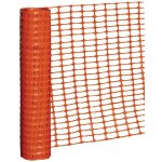 Filet de chantier en plastique orange - rouleau de 50m
