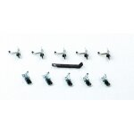 Fixations pour panneau mural perfor� en acier