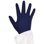 Gants jetables en nitrile bleu d�tectables - detectamet