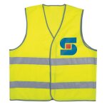 Gilets de s�curit� fluo personnalis�s avec votre texte et / ou logo, 2 ceintures
