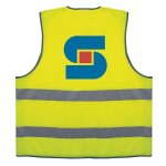 Gilets de s�curit� fluo personnalis�s avec votre texte et / ou logo, 2 ceintures