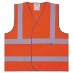 Gilet de s�curit� haute visibilit� 2 ceintures + 2 bretelles r�fl�chissantes